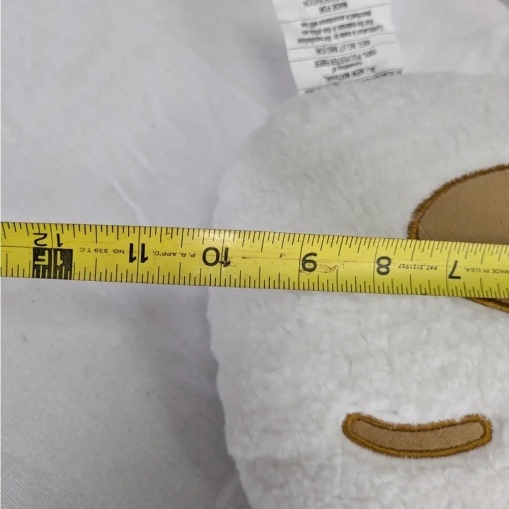 Target Bullseye's Playground Christmas White Reindeer Pillow 14.25